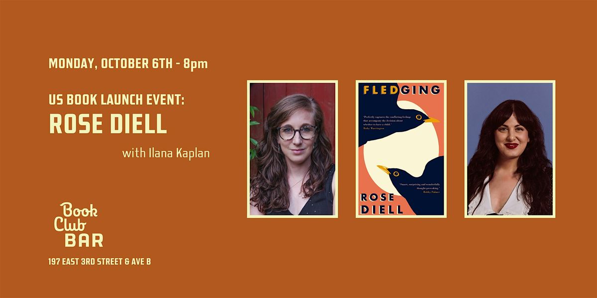 Author Event:  Rose Diell's "Fledging" with Ilana Kaplan