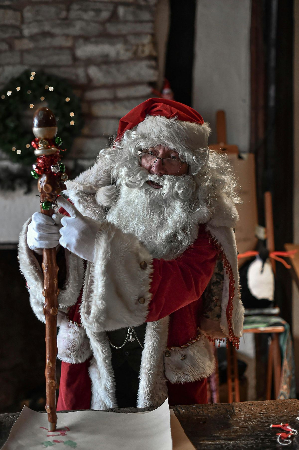 Santa at the Schoolroom - Christmas Eve