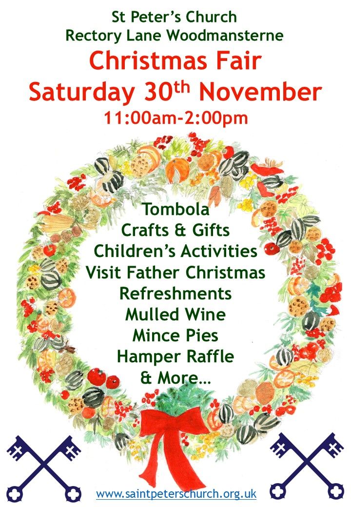 St Peter's Church Christmas Fair