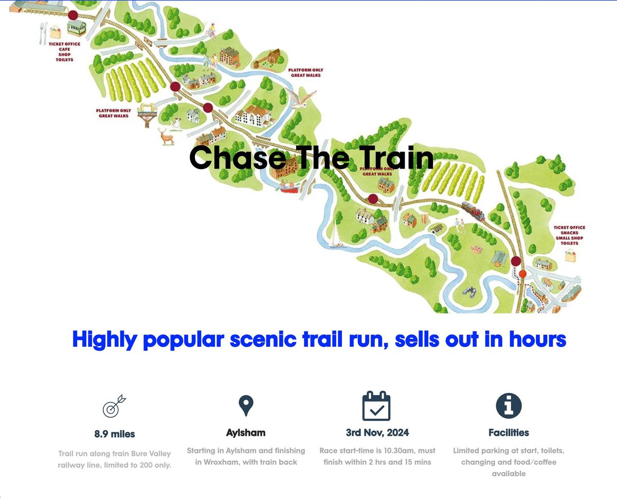 Chase The Train - Aylsham to Wroxham