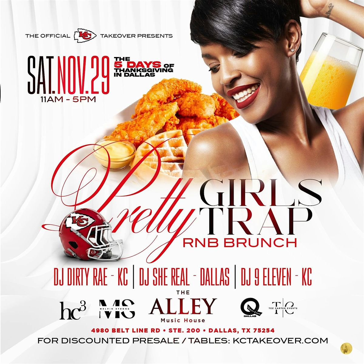THE OFFICIAL KC TAKEOVER - PRETTY GIRLS TRAP \/ RNB BRUNCH