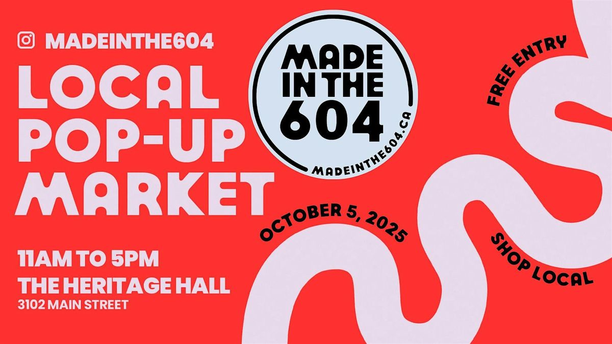 Fall Pop Up Market - hosted by Made in the 604