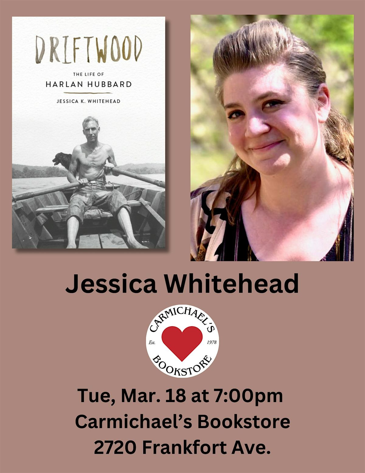 Jessica Whitehead presents Driftwood: The Life of Harlan Hubbard