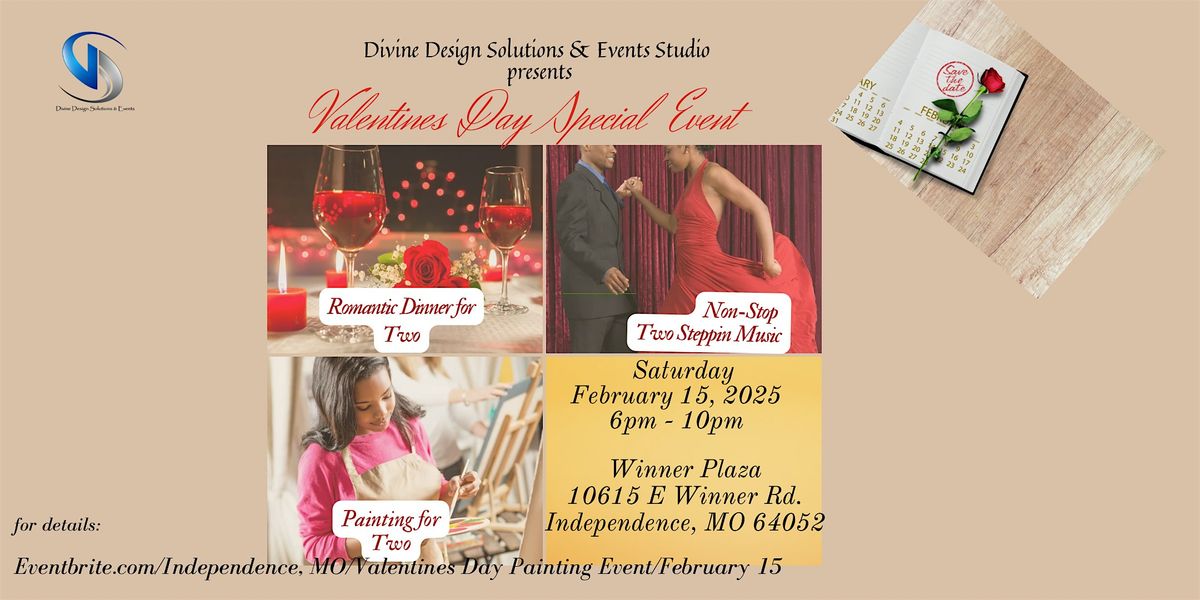 Valentine's Romantic  Dinner and Paint