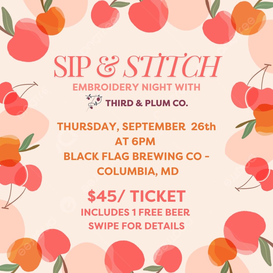 Sip & Stitch