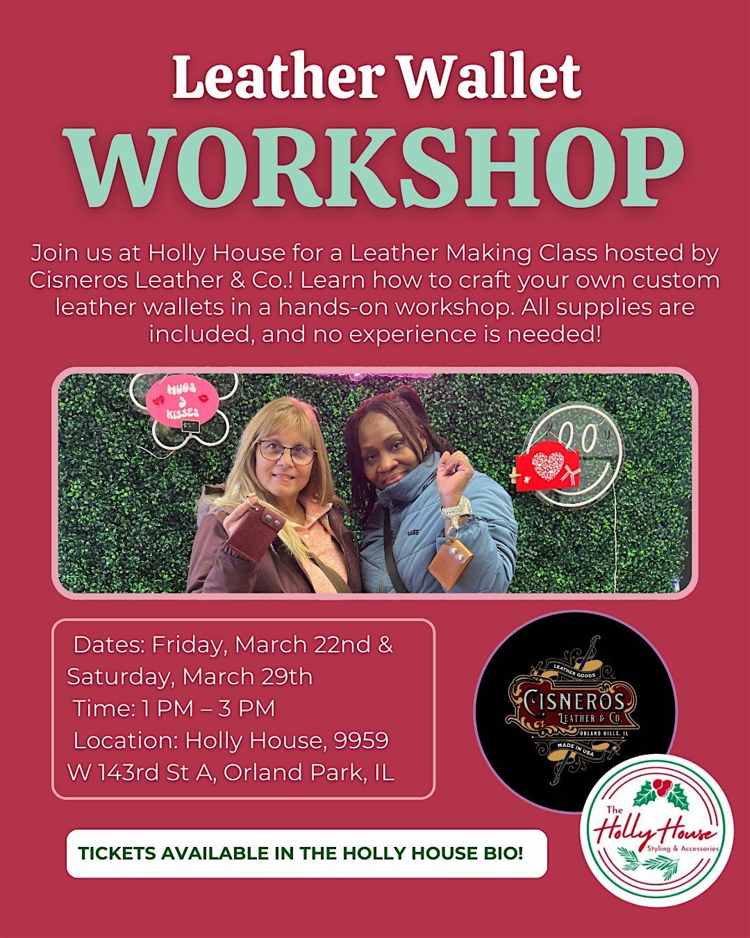 Leather Wallet Workshop!