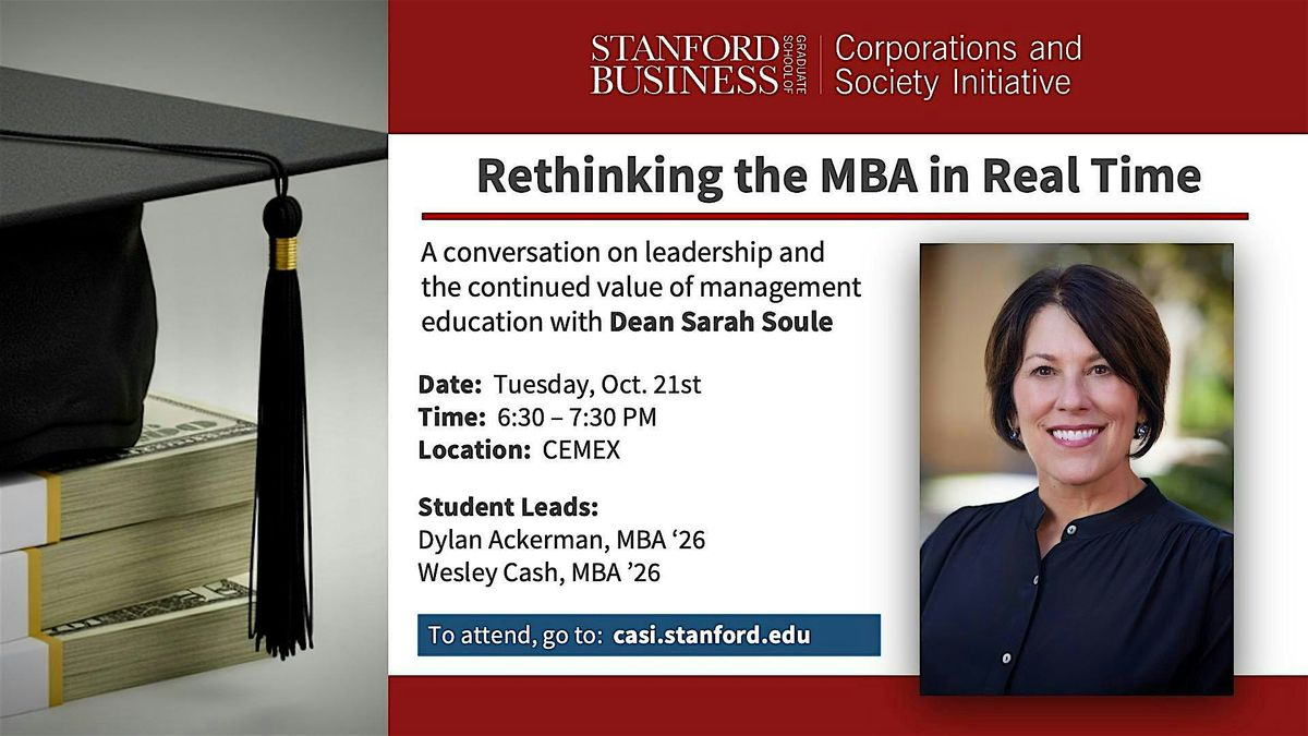 Rethinking the MBA in Real Time