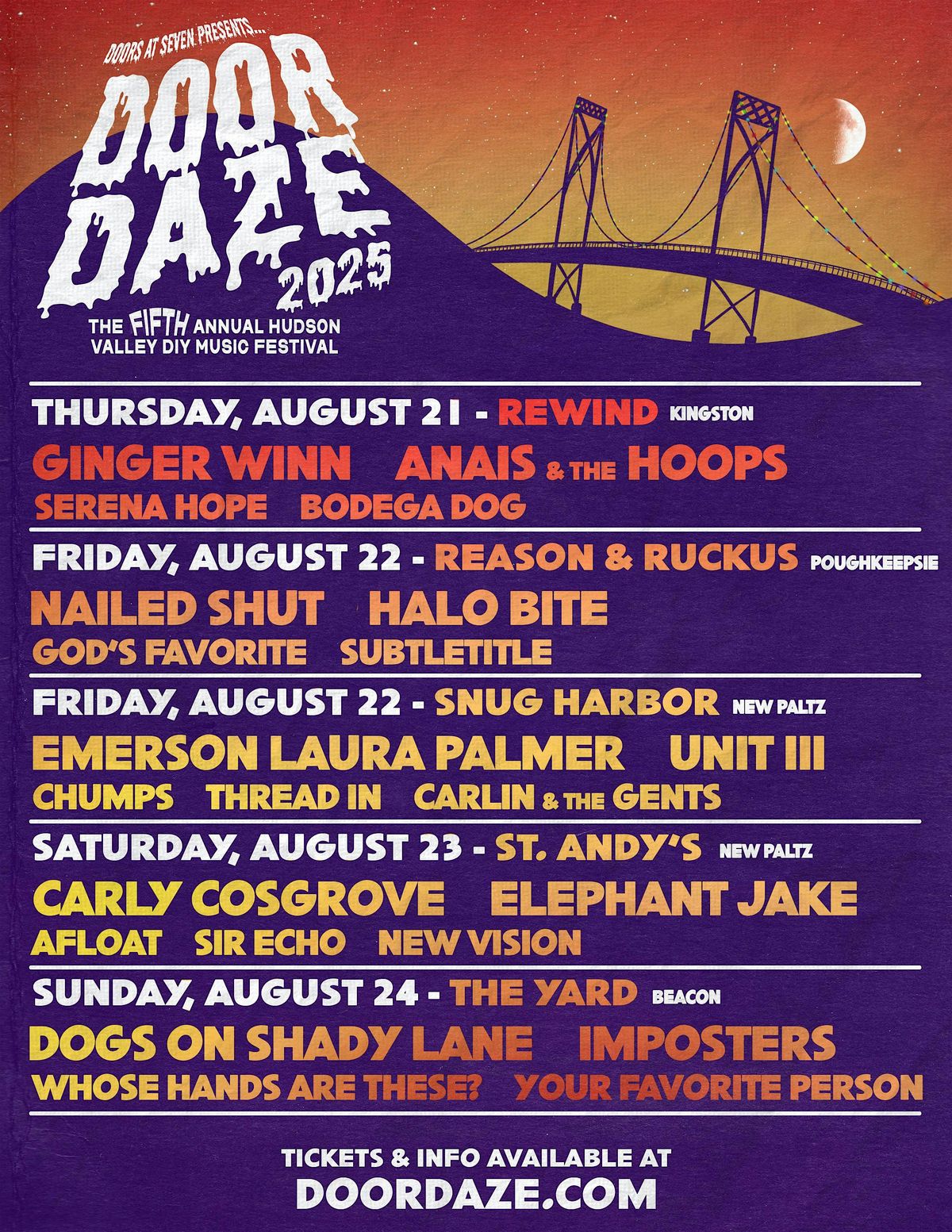DOOR DAZE - REASON & RUCKUS - AUGUST 22
