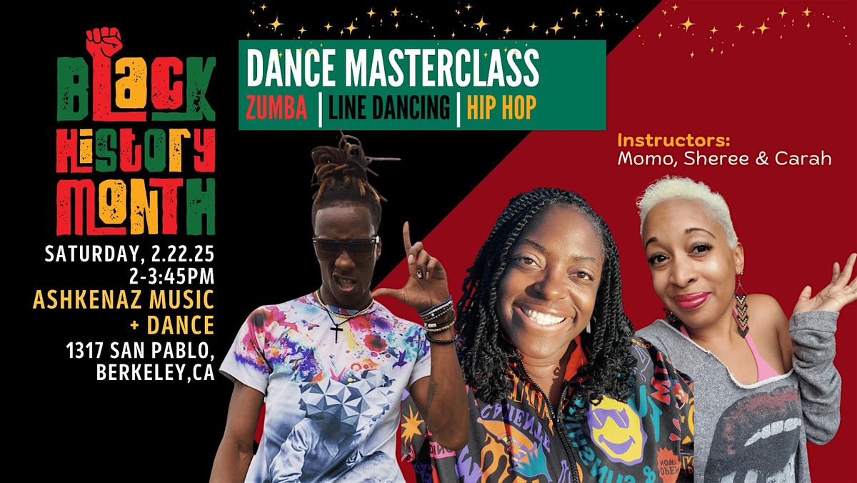 Black History Month Zumba, Line Dancing, Hip Hop Party