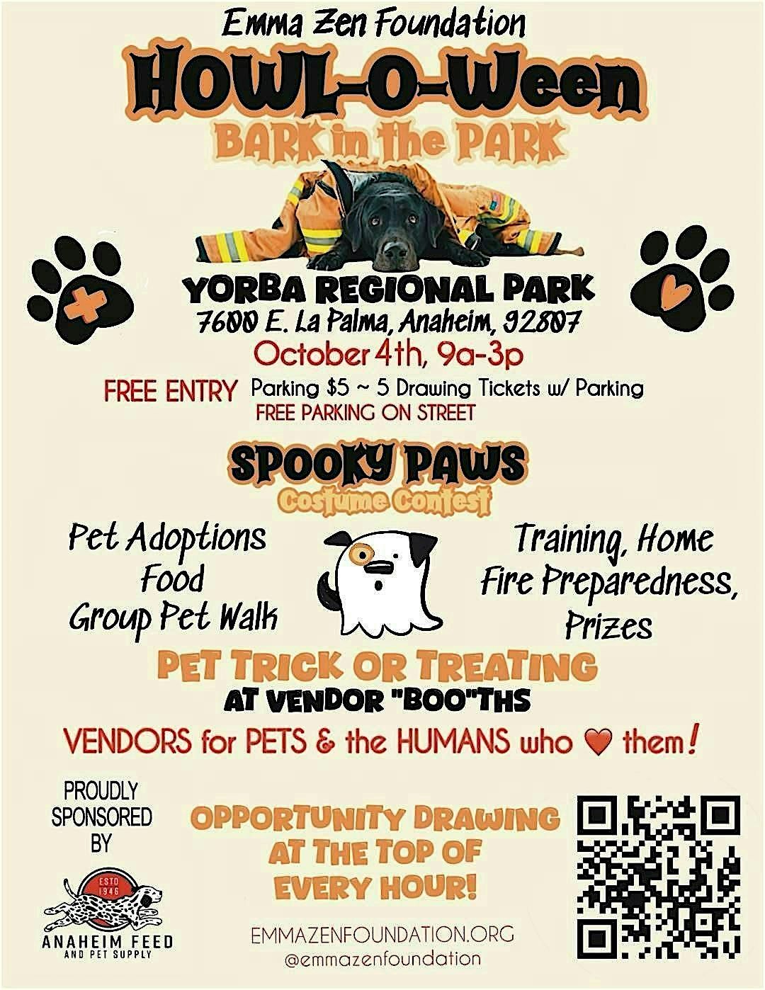 Emma Zen Foundation Howl-O-Ween Bark In The Park