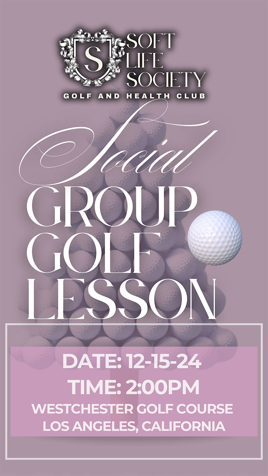 Swing Into Wellness at our Social Group Golf Lesson