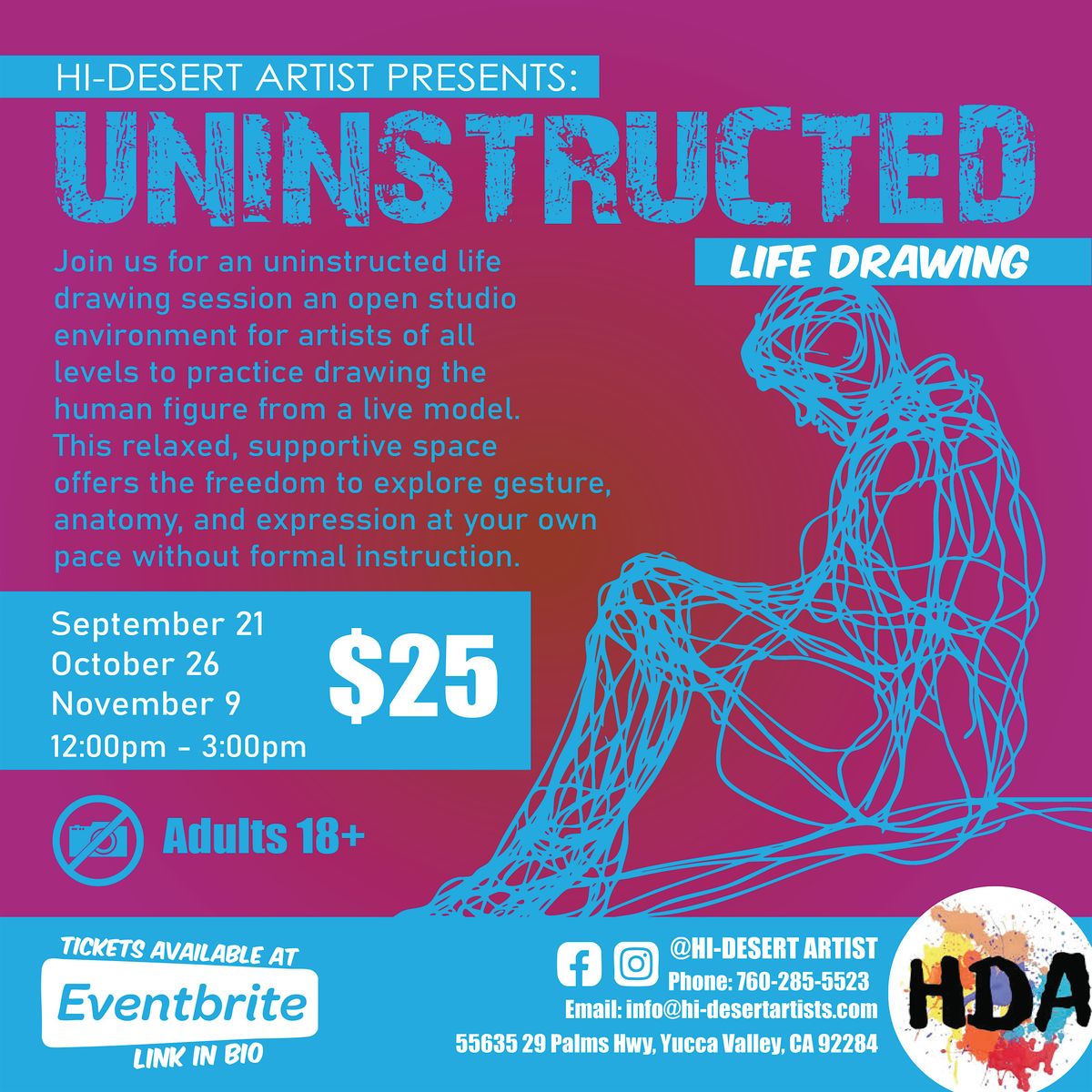 Uninstructed Life Drawing