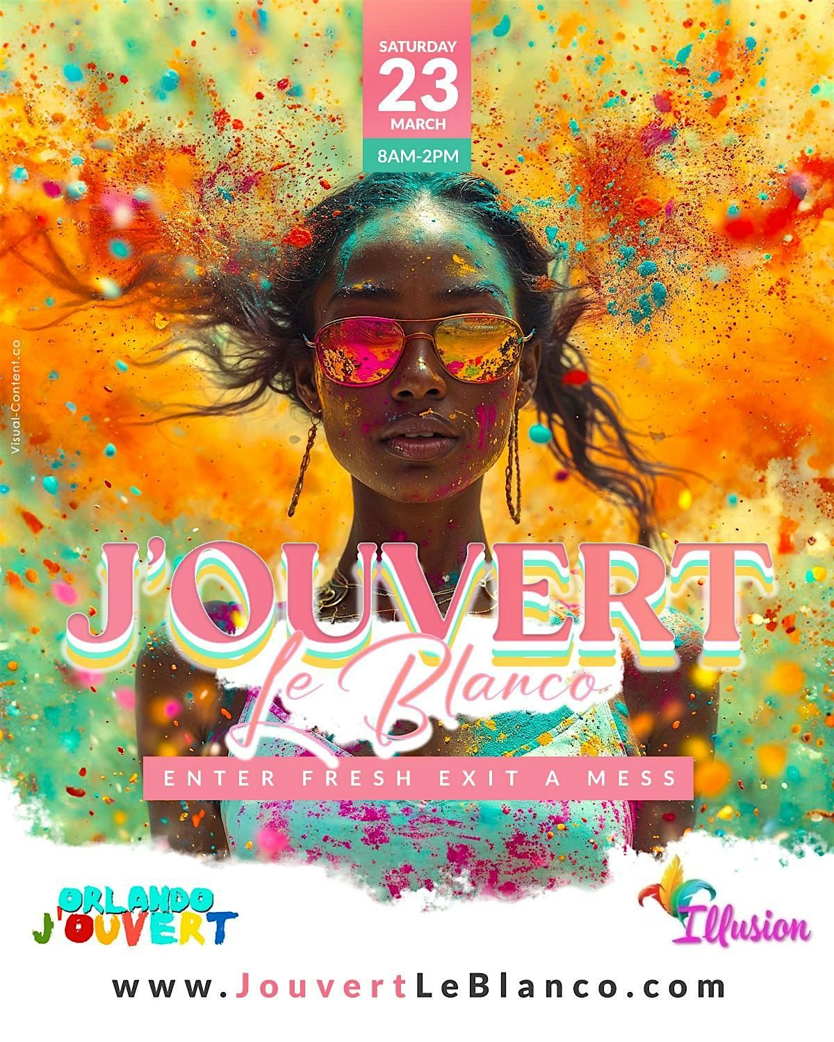 J'OUVERT LE BLANCO | PAINT, SOCA, FOOD, AND MORE.....