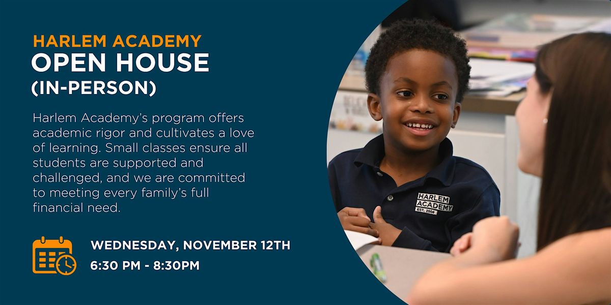Harlem Academy Open House