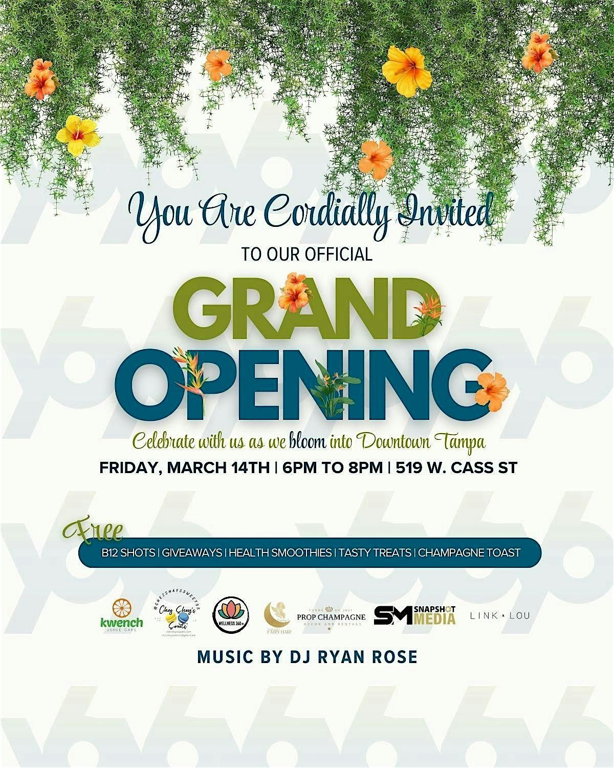 YogaSix Downtown Tampa Grand Opening: BLOOMING Into The City