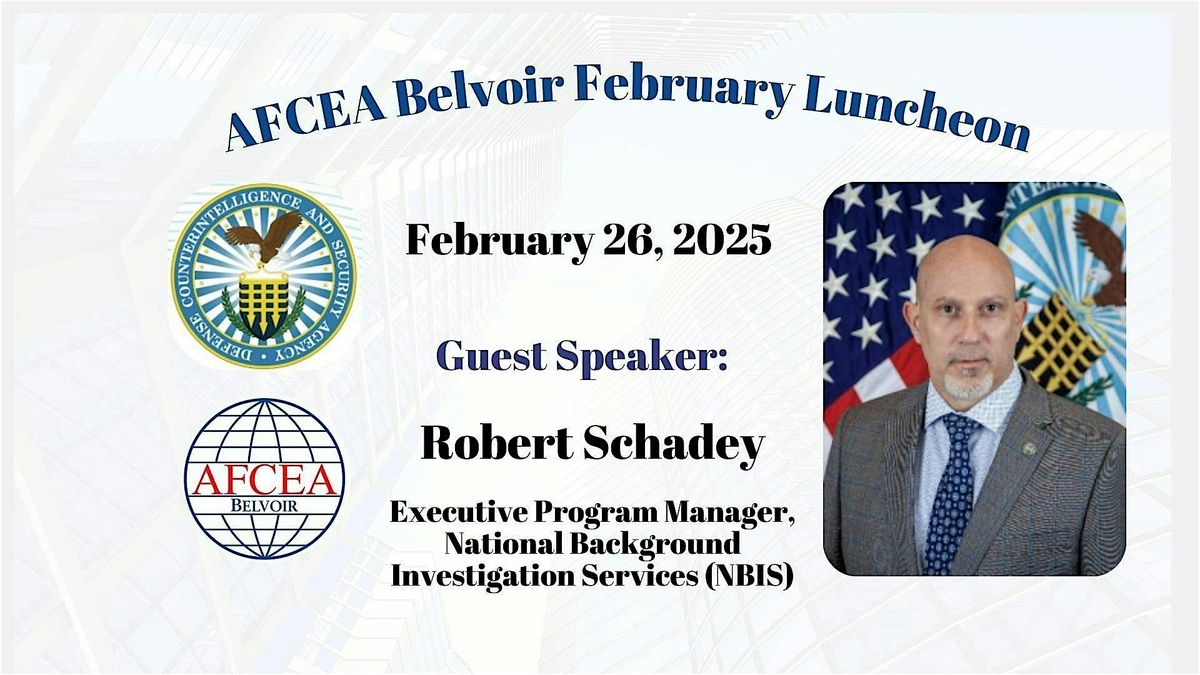 AFCEA Belvoir February 2025 Luncheon