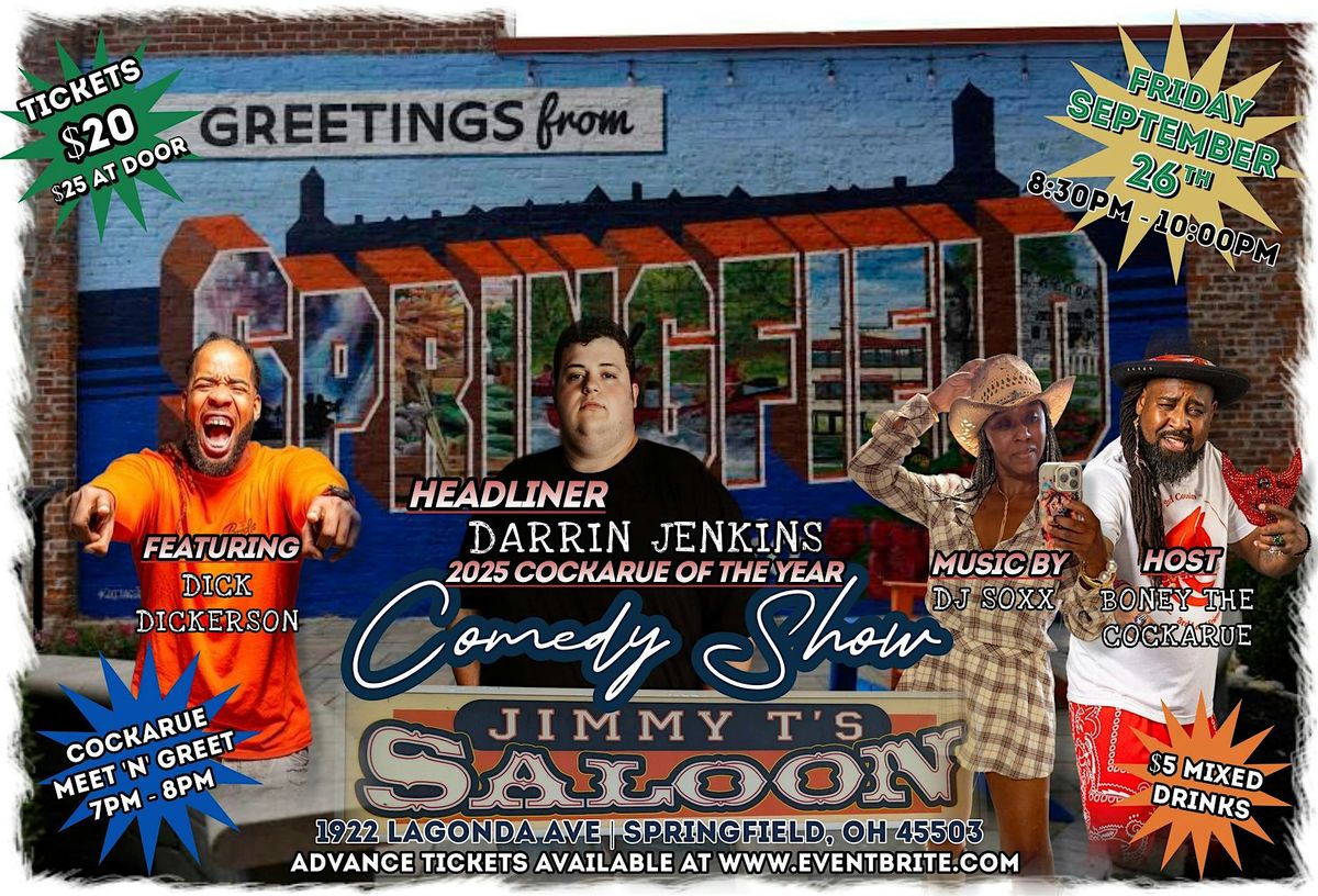 CockaRue Comedy Presents...Greetings from Springfield! Comedy Show