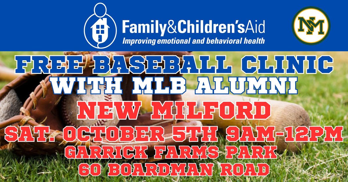 Free Youth Baseball Clinic in New Milford