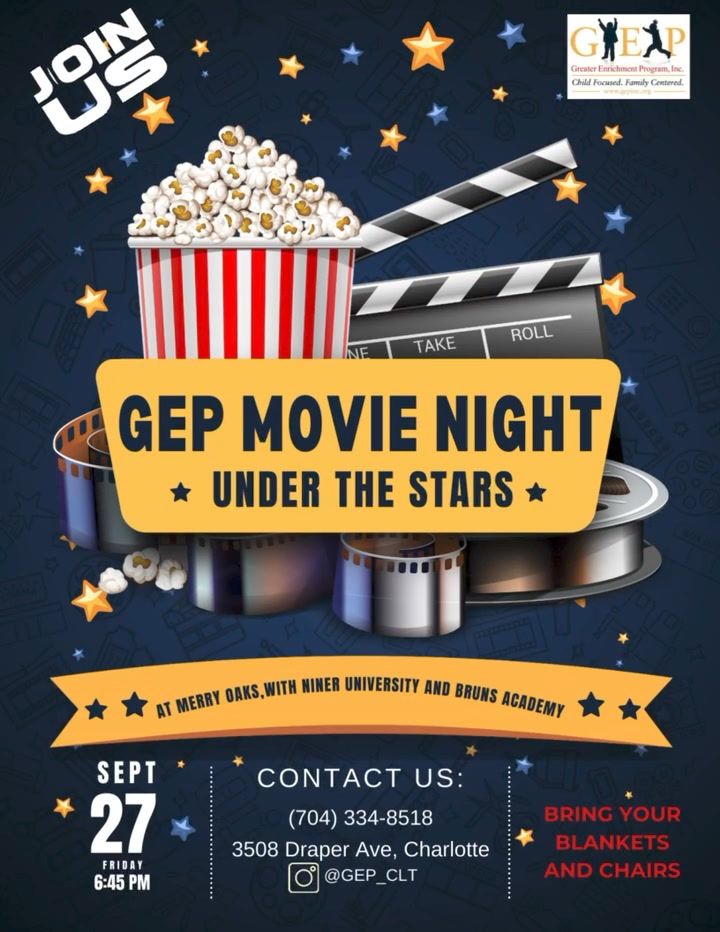 GEP MOVIE NIGHT- Niner, Bruns, Merry Oaks