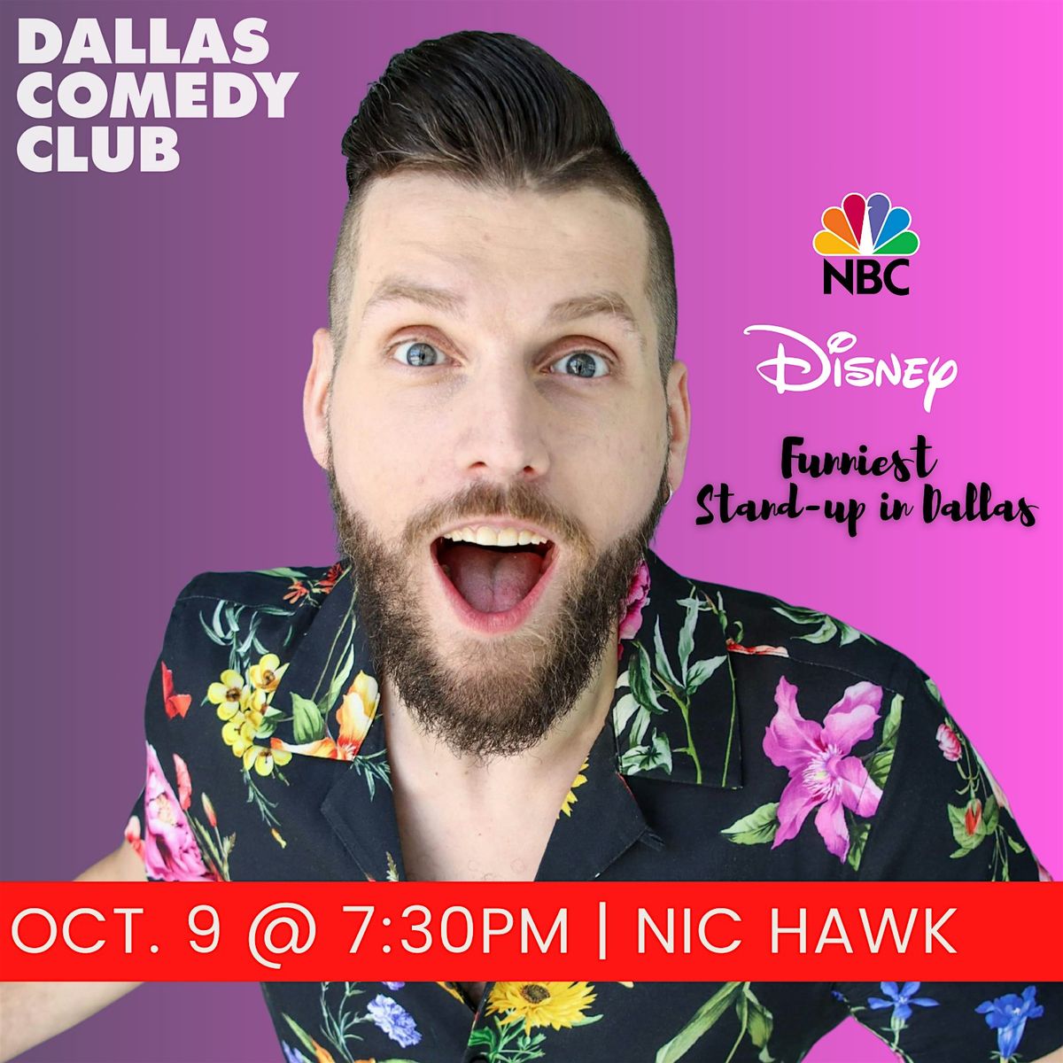 Dallas Comedy Club Presents: NIC HAWK