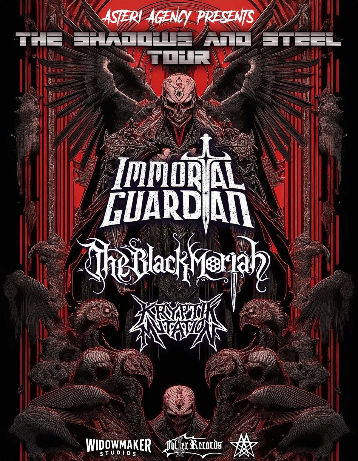 Sunday March 16 Immortal Guardian, The Black Moriah, Kryptik Mutation