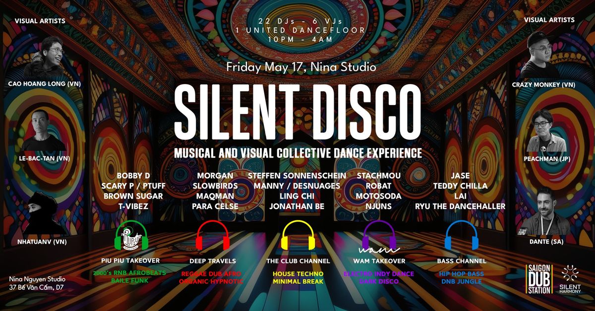 SILENT DISCO: a Musical & Visual Experience at Nina Studio