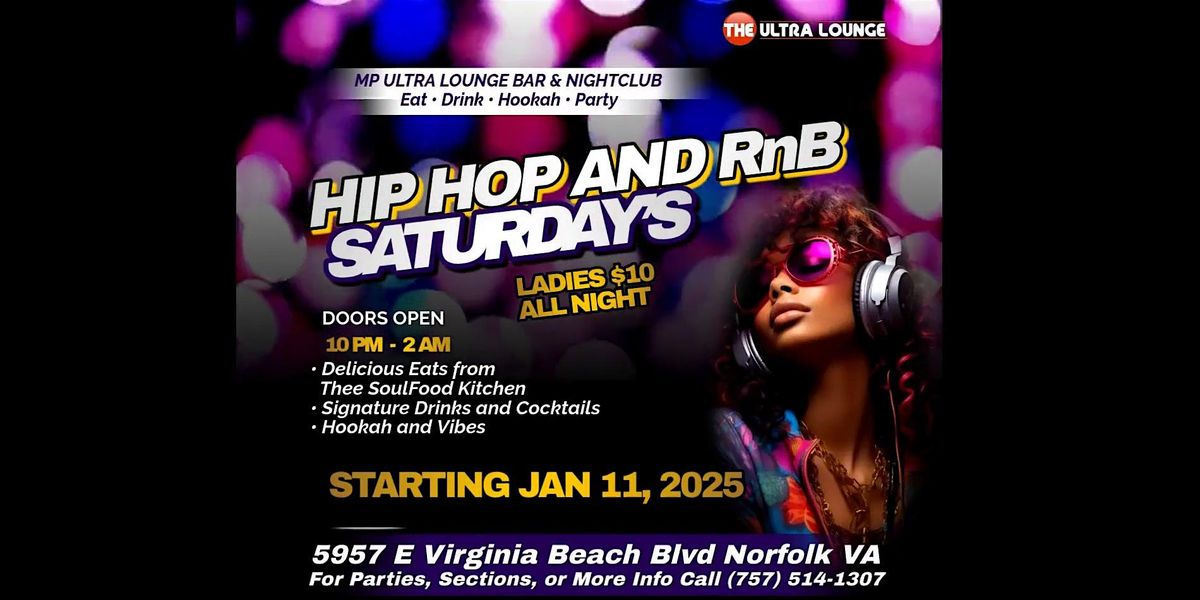 Hip Hip and RnB Saturday