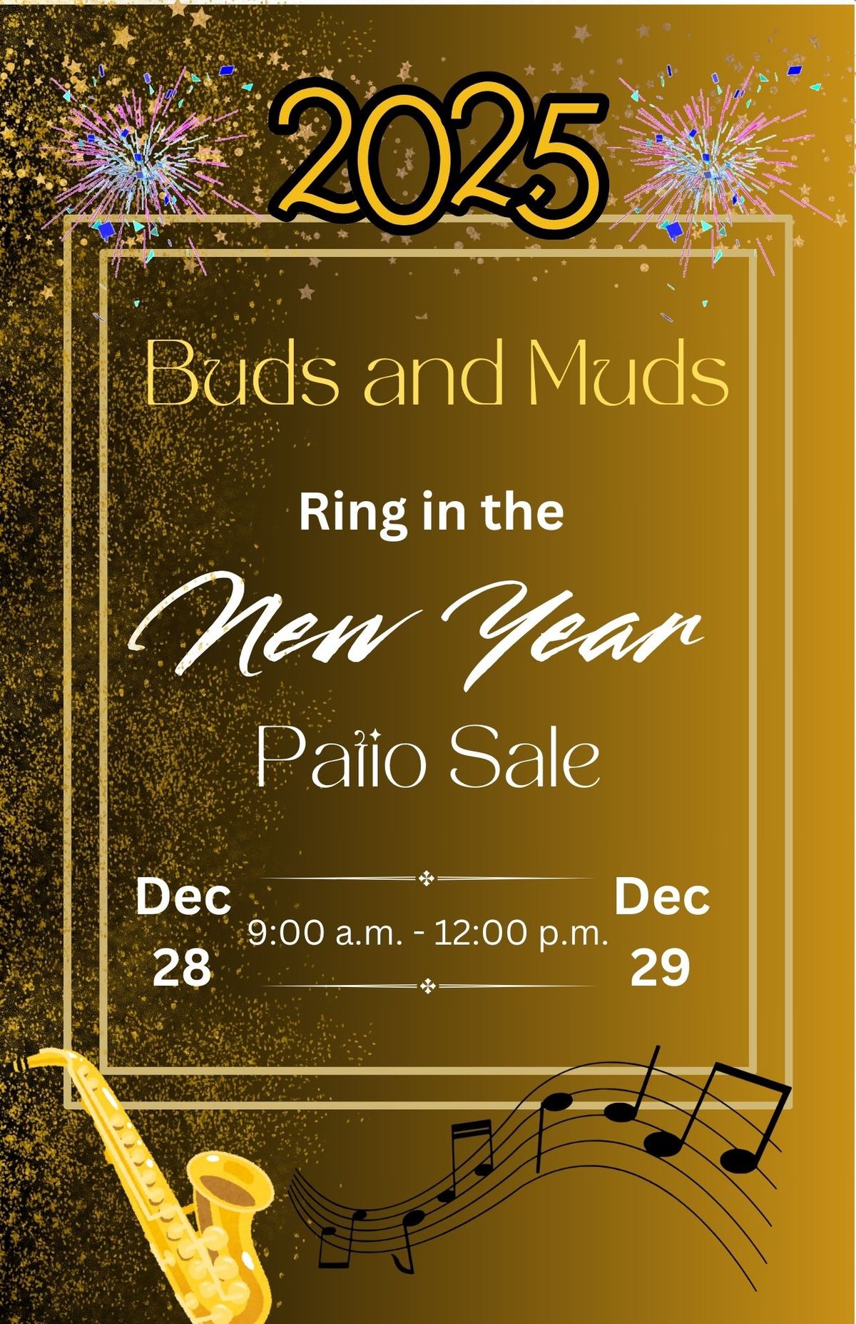 Ring in the New Year Patio Sale - Day 1