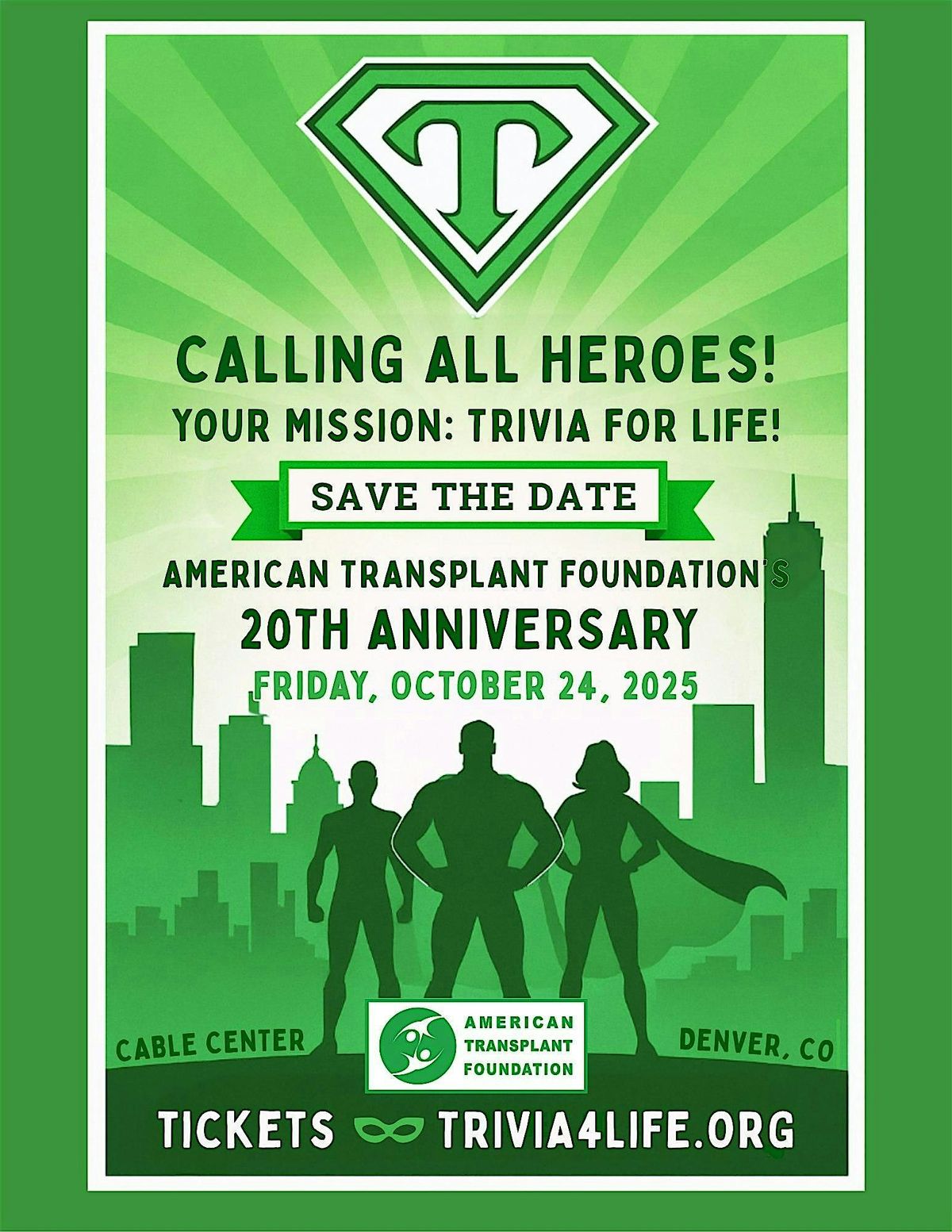 ATF'S 20TH ANNIVERSARY\/TRIVIA FOR LIFE BASH