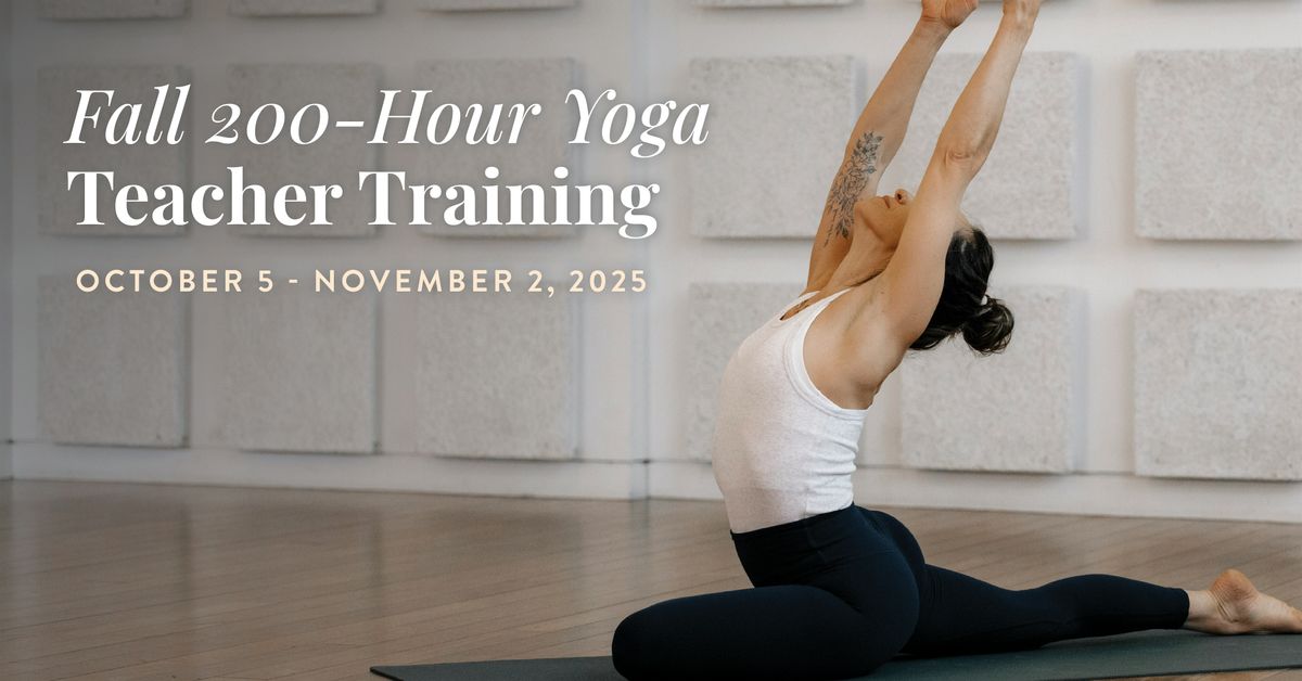 200 Hour YYOGA Teacher Training Module 2 - Part-Time Evening & Weekends