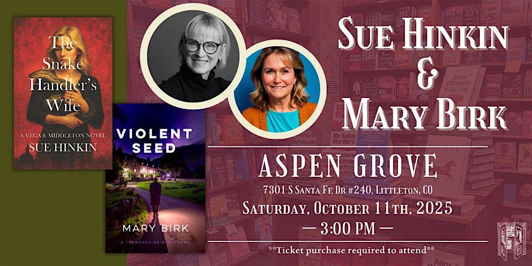 Sue Hinkin & Mary Birk  Live at Tattered Cover Aspen Grove