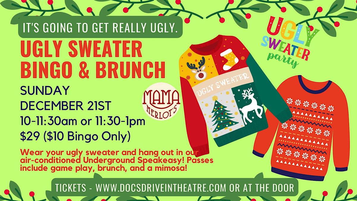 Ugly Sweater Bingo & Brunch at the Speakeasy