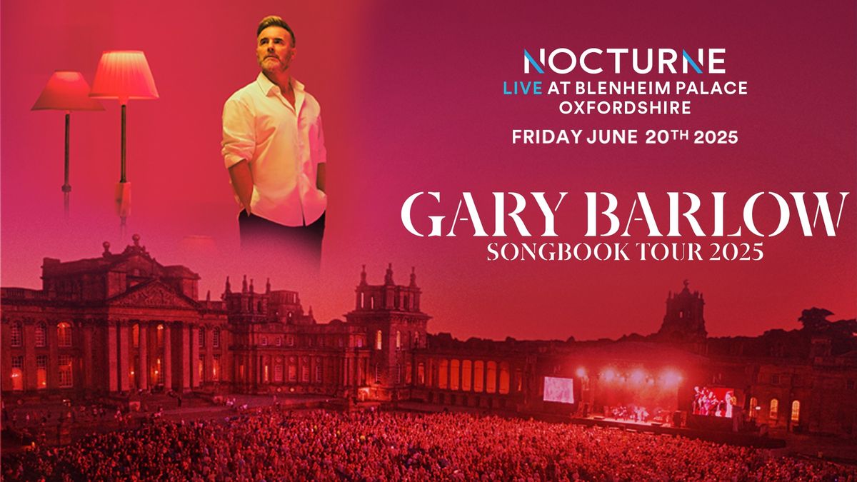 Gary Barlow at Blenheim Palace