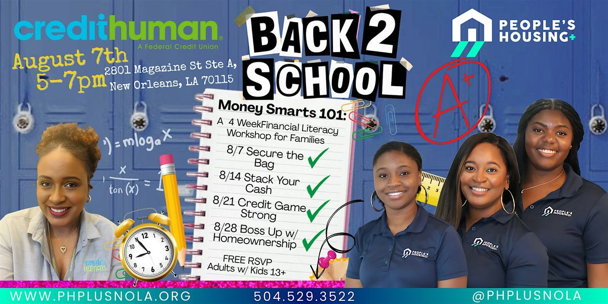 Money Smarts 101: A Back-to-School Financial Literacy Workshop for Families
