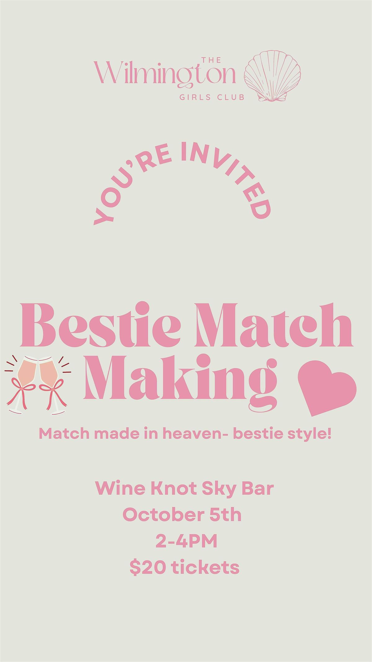 The Wilmington Girls Club - Bestie Match Making Event