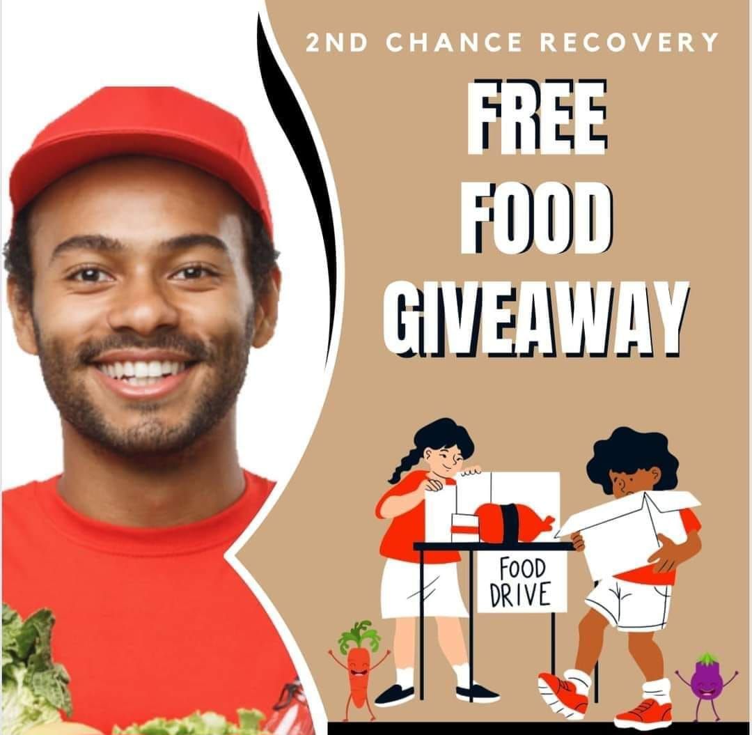 Flint - 2nd Chance Church DRIVE-THRU FREE FOOD GIVEAWAY at Beecher High School Russ Reynolds Field