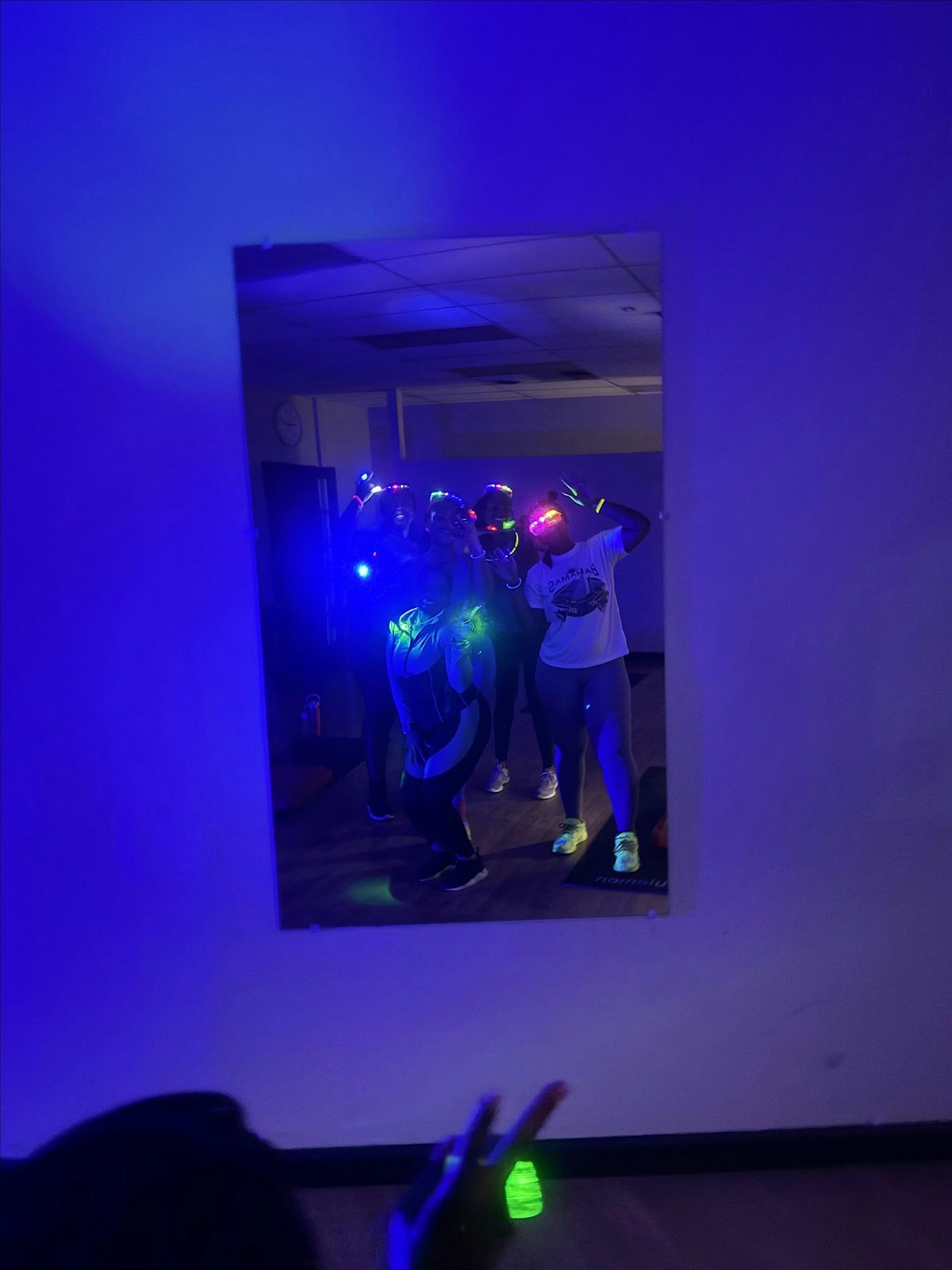 Friday Night Glow-in-the-Dark Step Aerobics