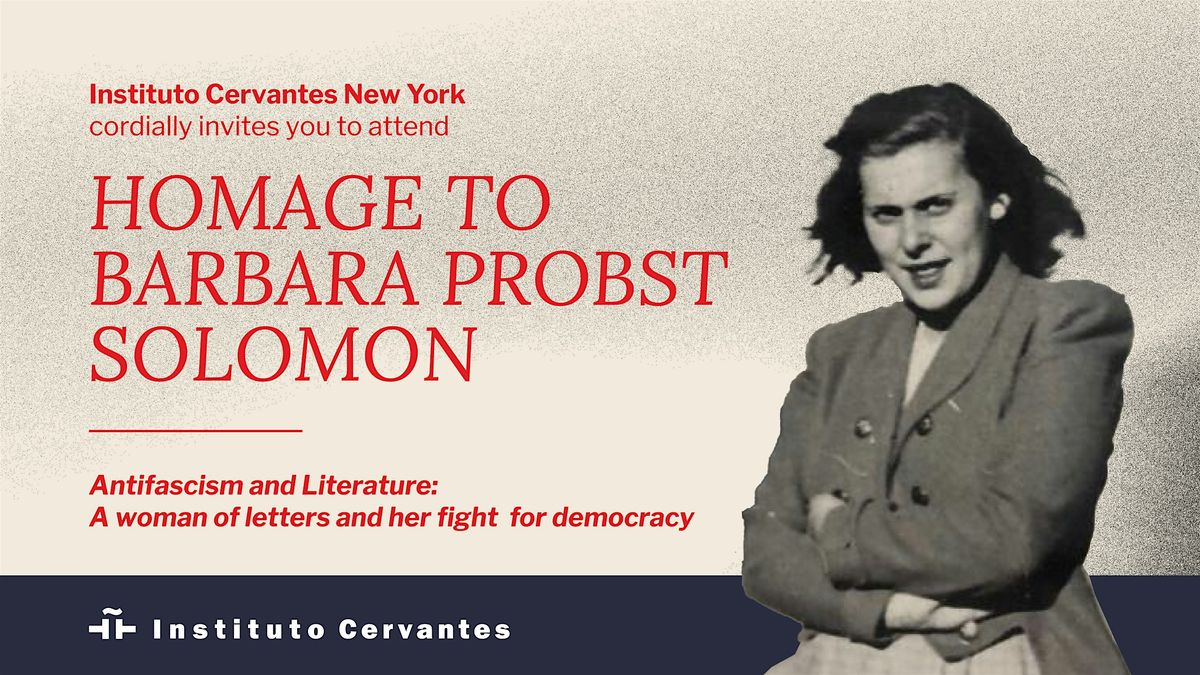 Homage to Barbara Probst Solomon