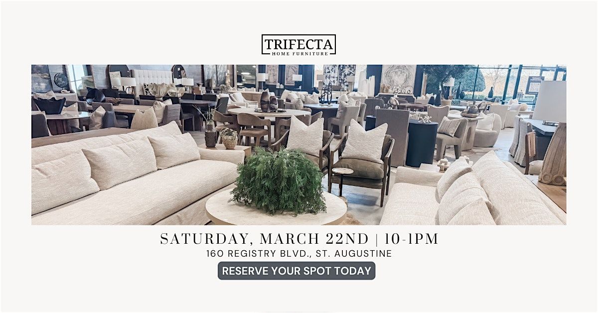 Weekend Shopping Event - Luxury Home Furniture in St. Augustine