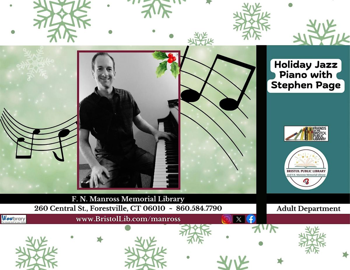 Holiday Jazz Piano with Stephen Page