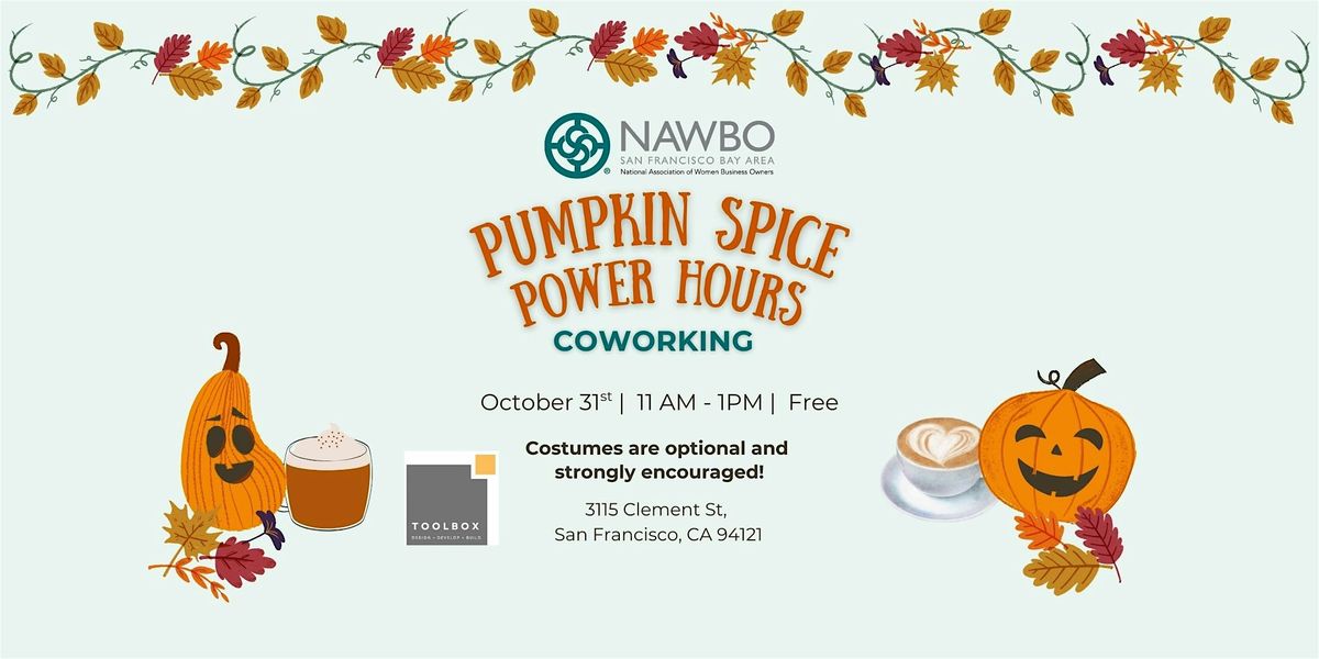 NAWBO SFBA Halloween Coworking Event