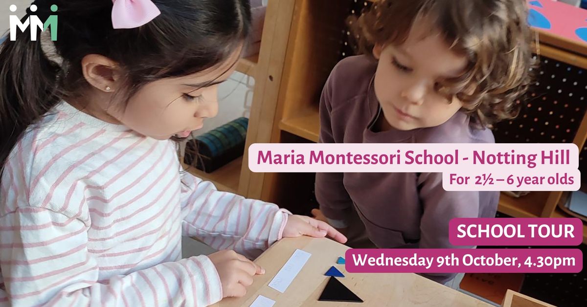 School Tour: Montessori Nursery in Notting Hill