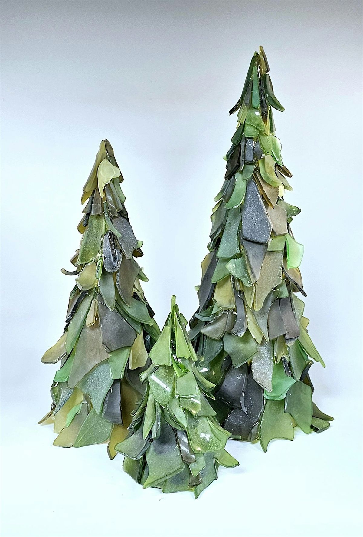 Tumbled Glass Pine Tree Workshop