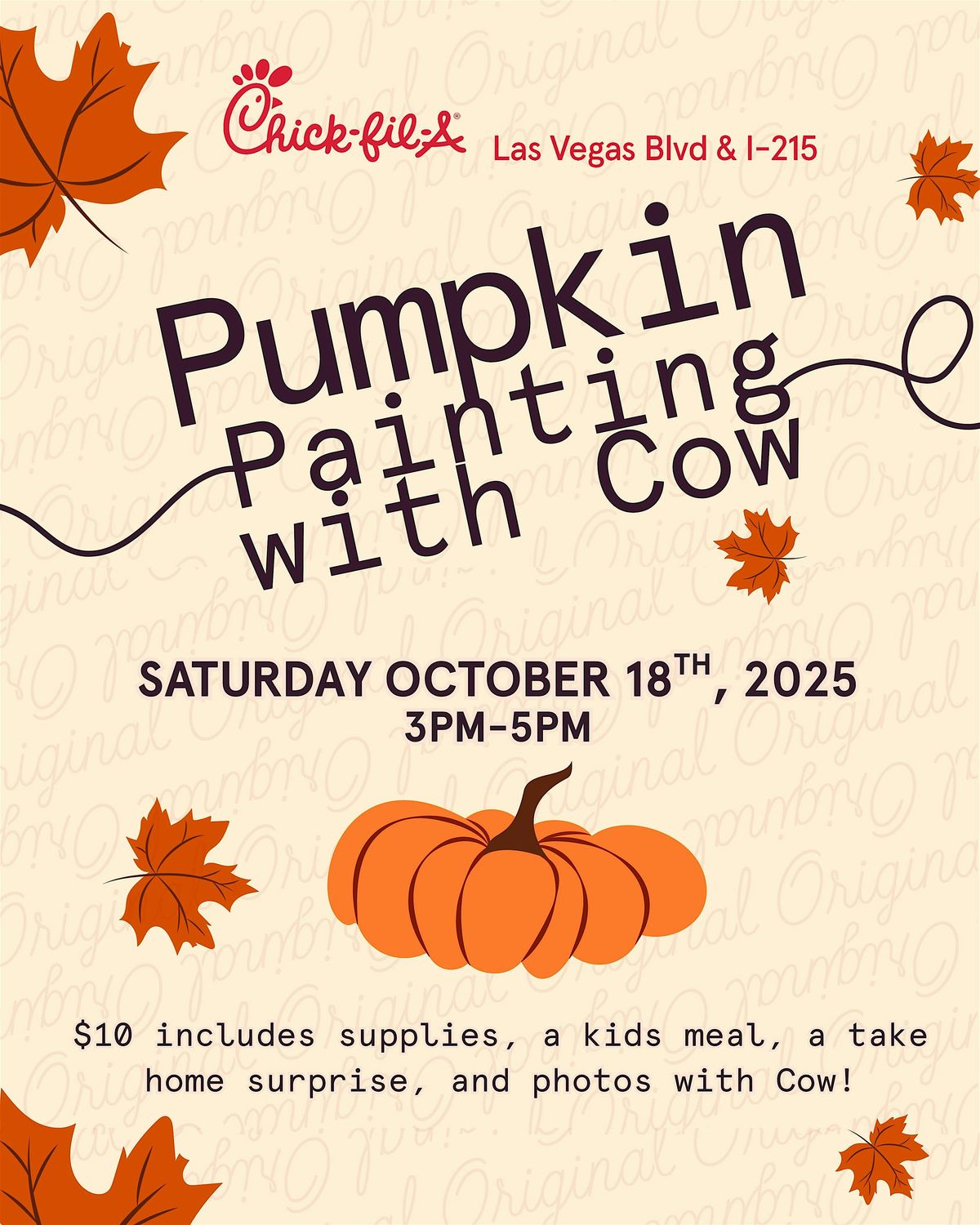 Pumpkin Painting with Cow!