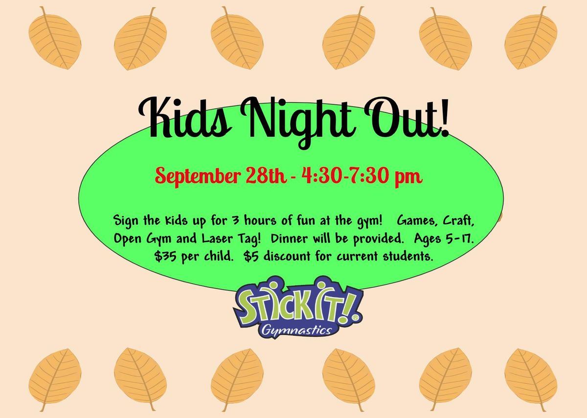 Kids Night Out (ages 5-17)