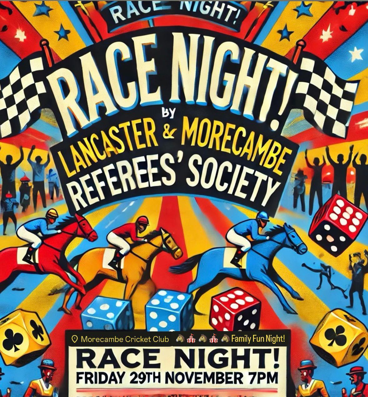 Lancaster & Morecambe Referees\u2019 Society Annual Race Night