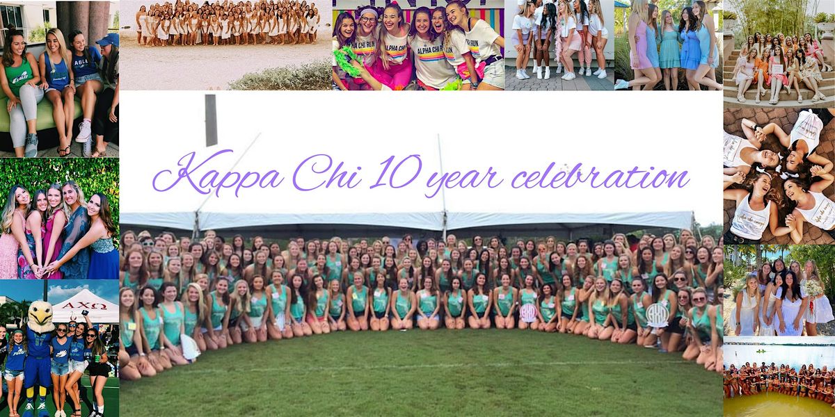 Kappa Chi 10 Year Celebration!