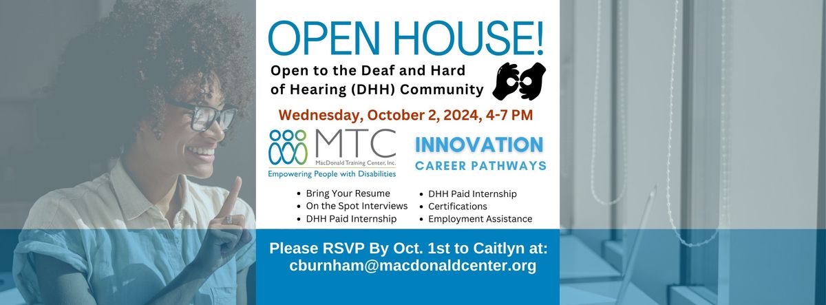 MTC Innovation Program Open House