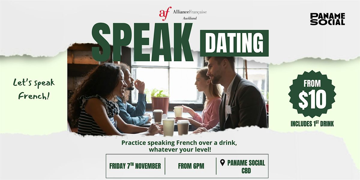 Speak Dating - Let's speak French!