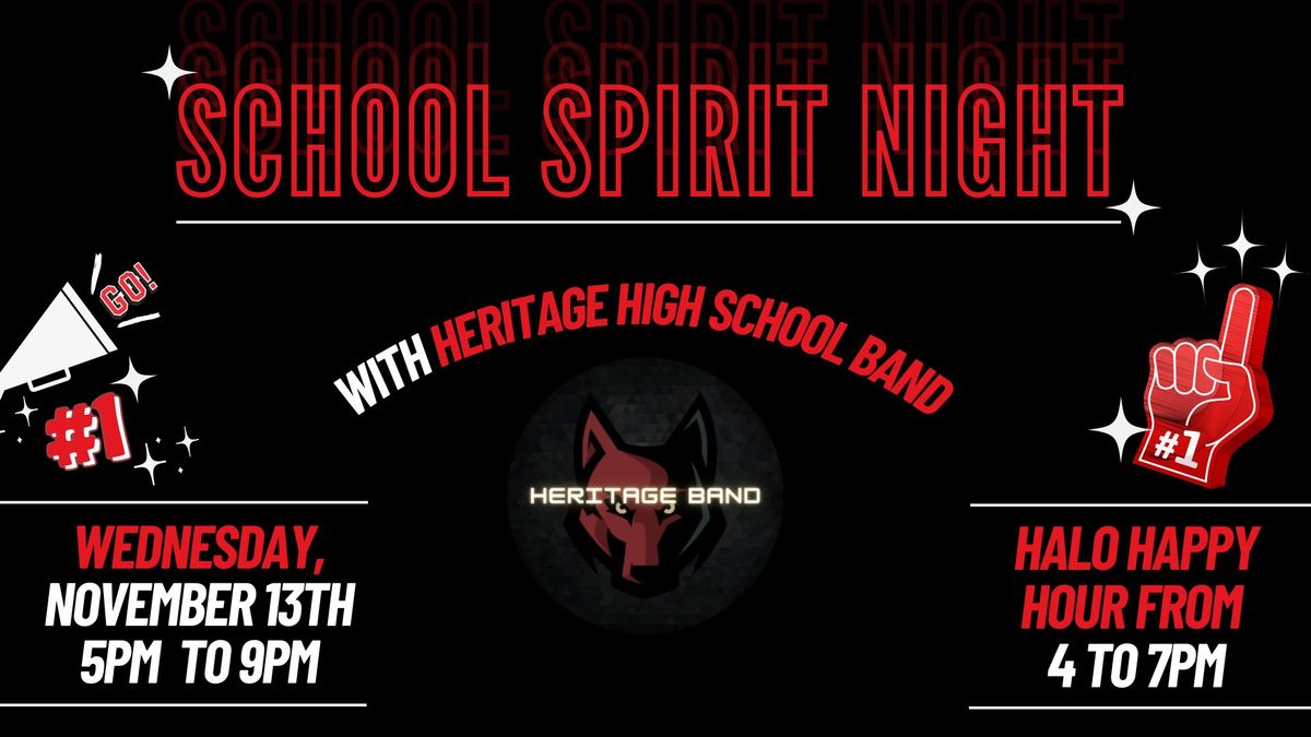 School Spirit Night - Heritage High School Band